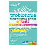 Genuine health probiotique santé intestinale évoluée enfants 30 comprimés croquables - La Boite à Grains