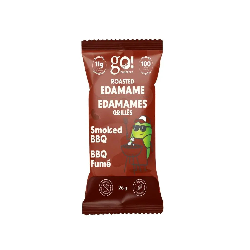 edamames grillés BBQ Fumé Go! Beanz - La Boite à Grains