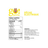 Go! Gummy sour gummies Electric Peach - La Boite à Grains
