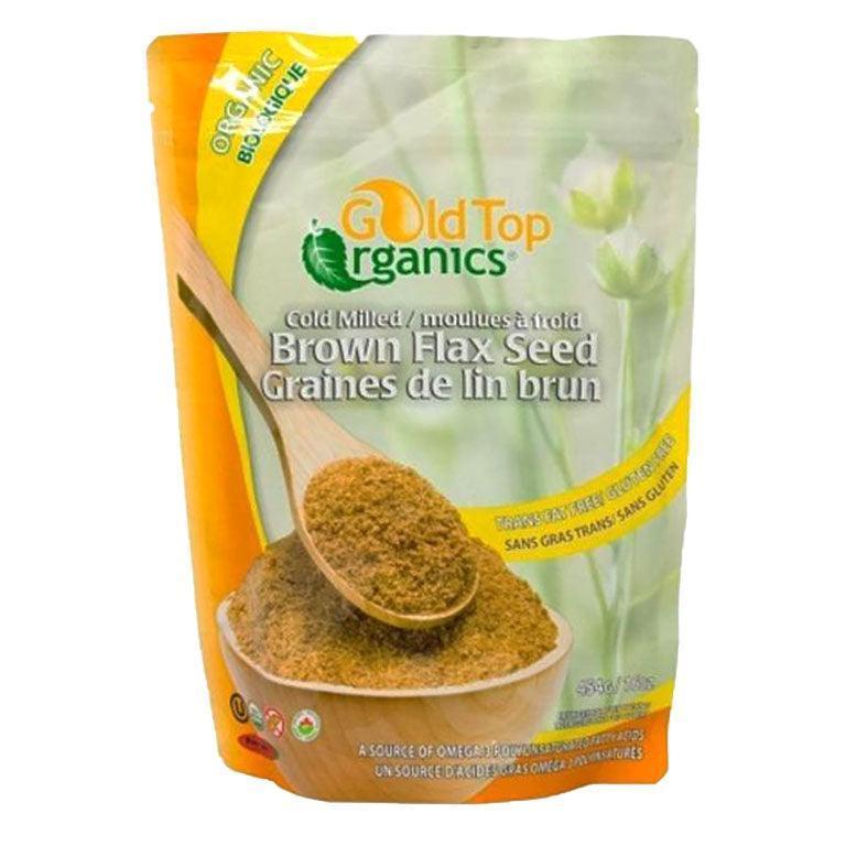 Gold Top Ground Brown Flax Seeds - La Boite à Grains