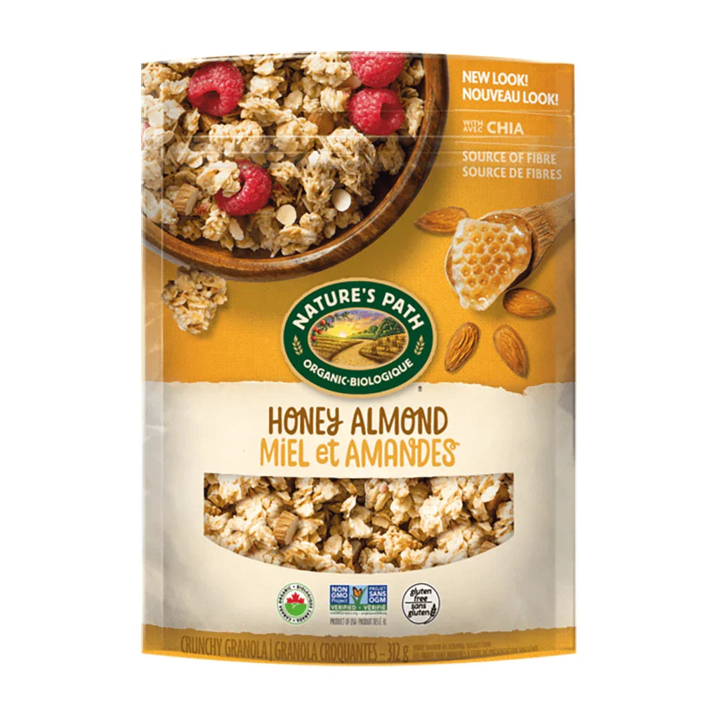 Granola Croquant Miel et Amandes Biologique Nature's Path - La Boite à Grains