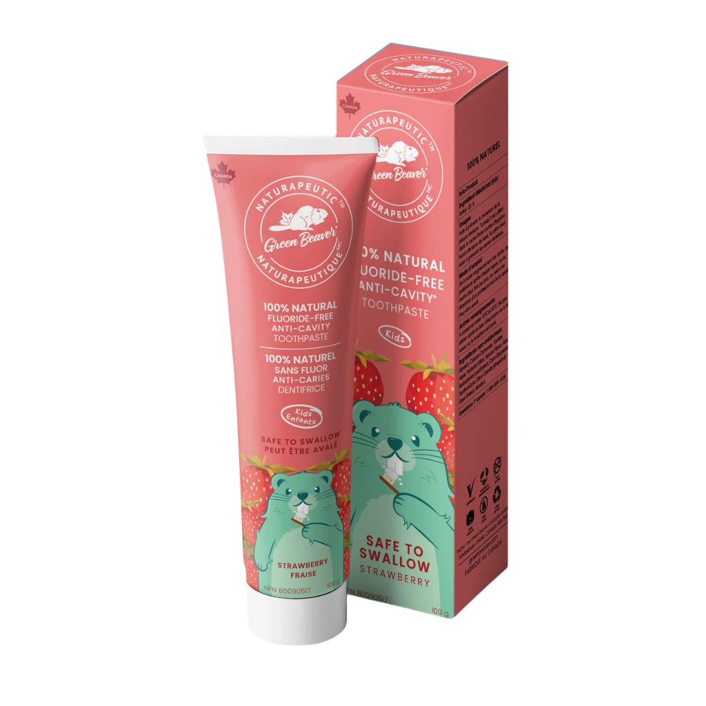 dentifrice naturapetique enfants fraise Green Beaver - La Boite à Grains