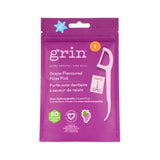 porte-soie dentaire à saveur de raisin Grin - La Boite à Grains