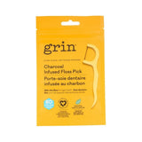 porte-soie dentaire infusée au charbon Grin - La Boite à Grains