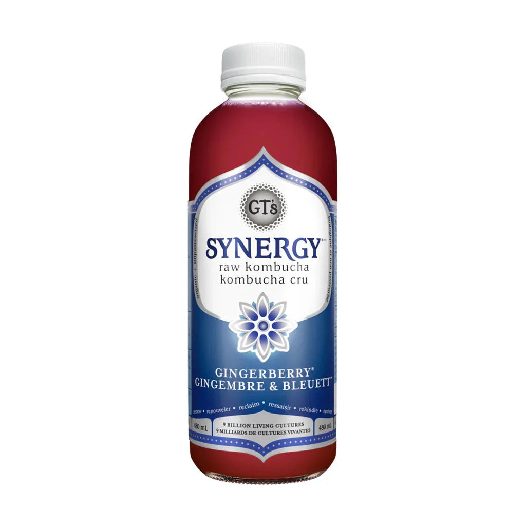 GT's synergy kombucha cry ginger & blueberry - La Boite à Grains