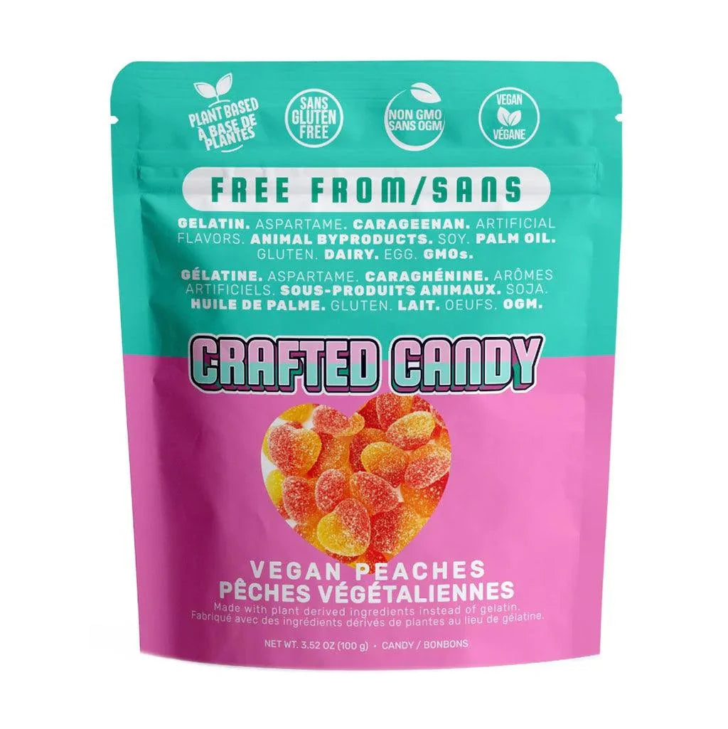 Gummies Cœurs de Pêche Crafted Candy