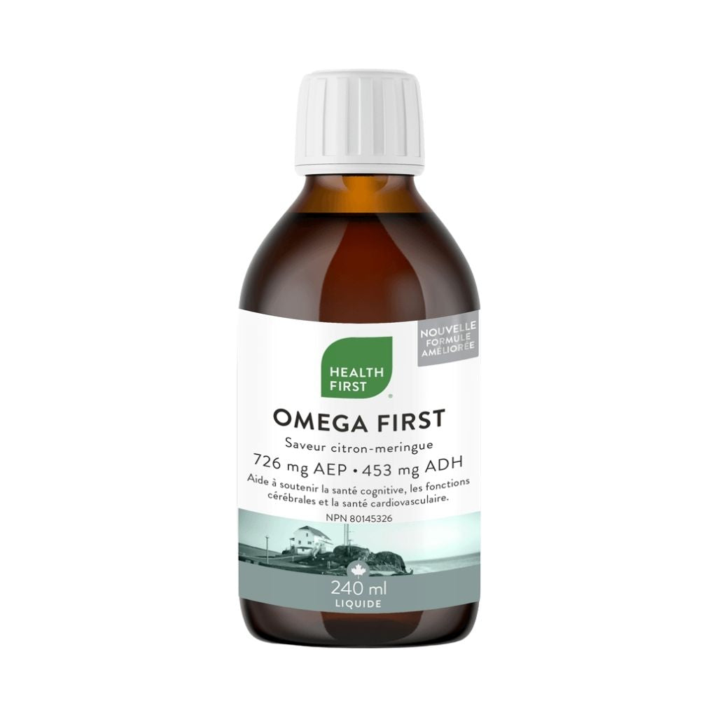 Omega First Lemon Meringue Flavour Health First - La Boite à Grains