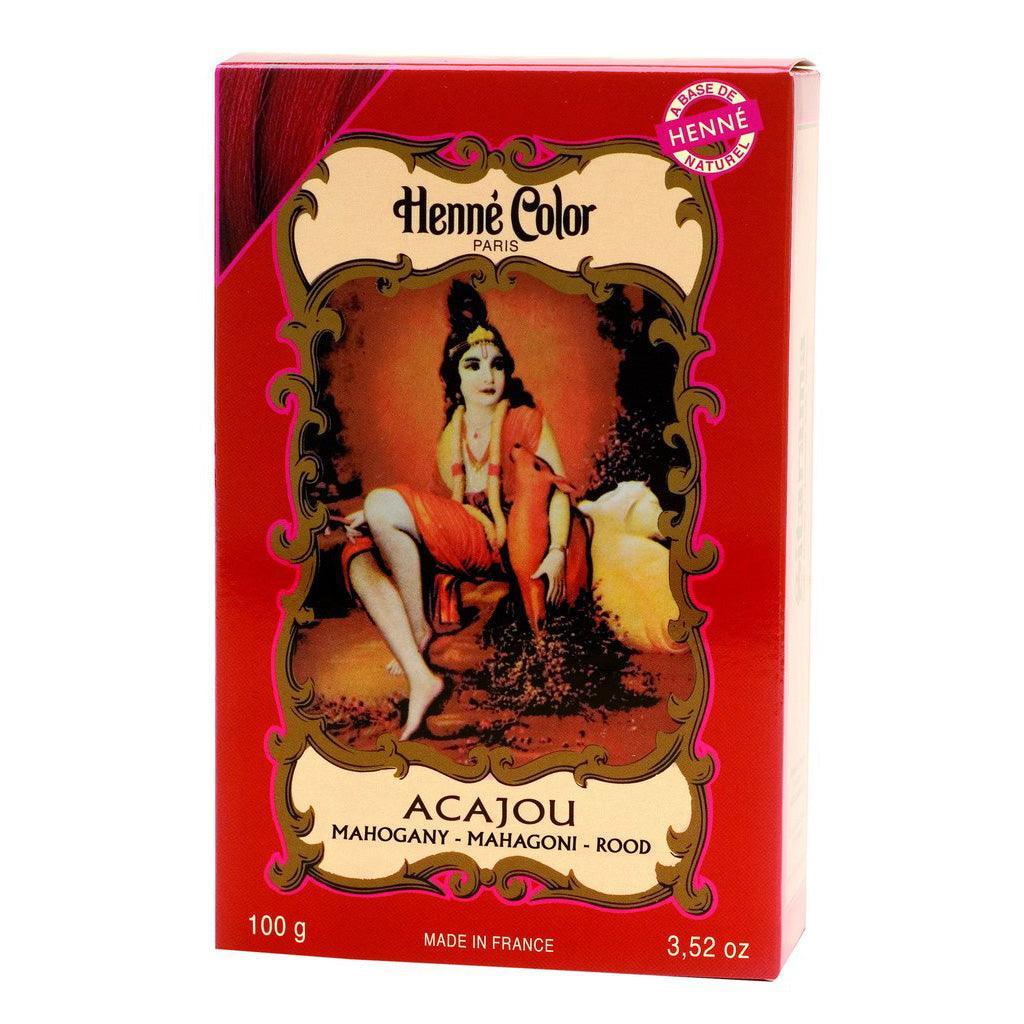 Henna Powder Mahogany Henné Color Paris - La Boite à Grains