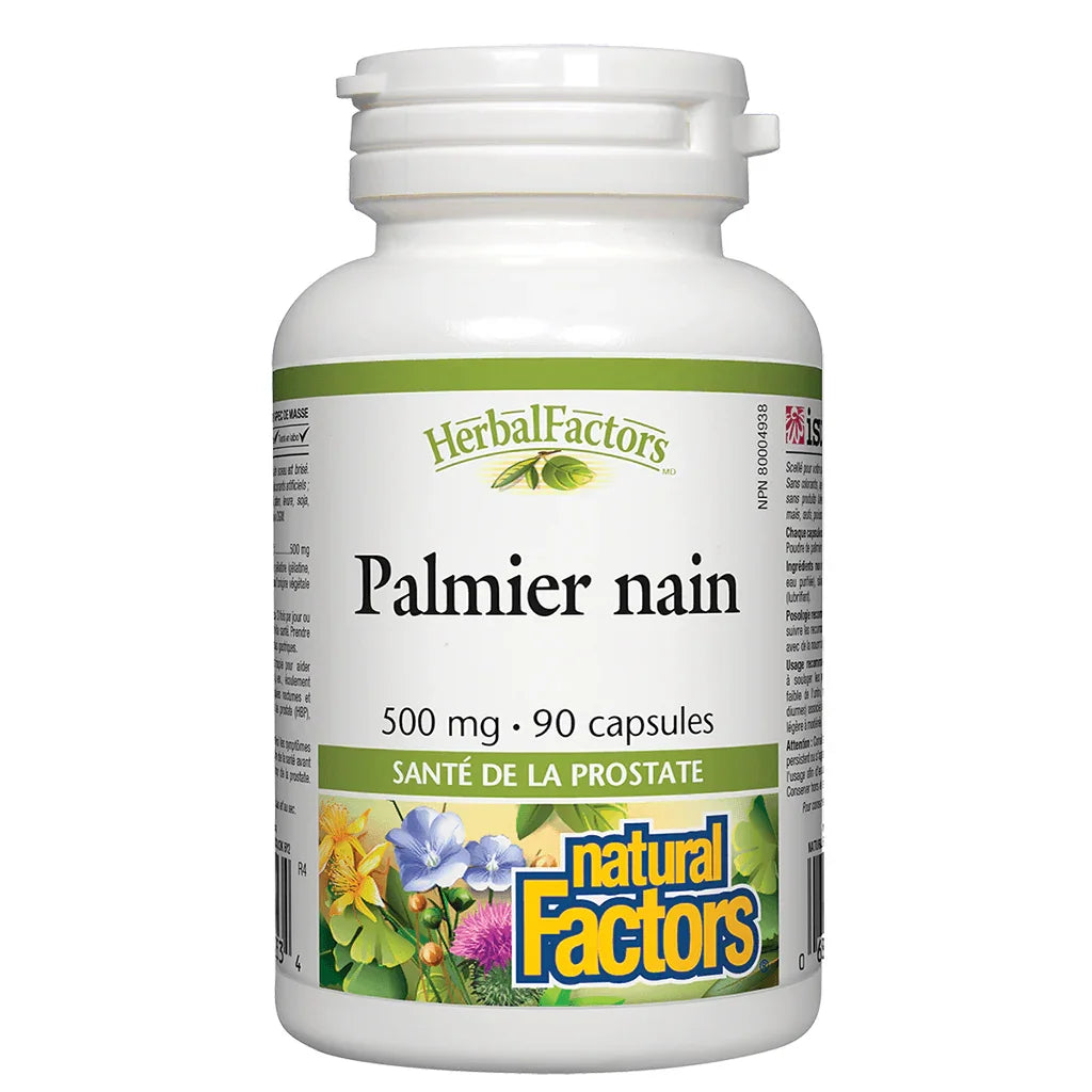 HerbalFactors Saw Palmetto Natural Factors - La Boite à Grains