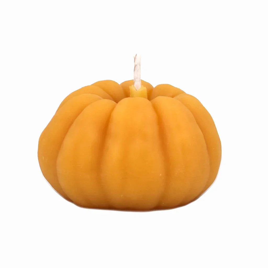 grande bougie en forme de citrouille Honey Candles - La Boite à Grains