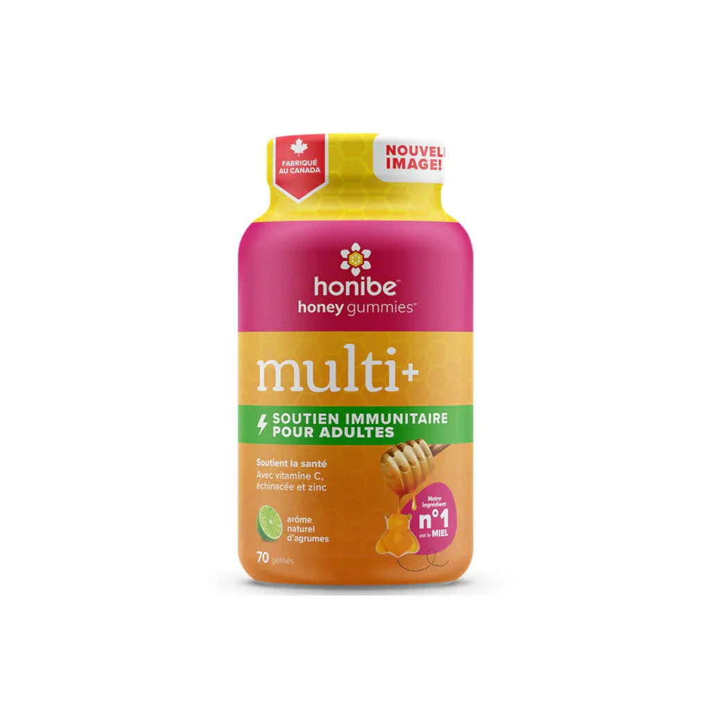 multi+ immune support for adults Honibe - La Boite à Grains