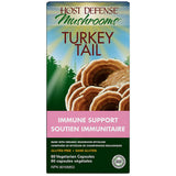 host defense mushrooms turkey tail immune support 60 vegetable capsules - The grain box