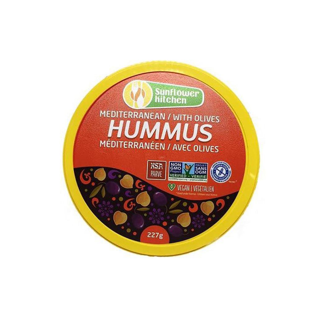 Hummus Méditerranéen avec Olives Kalamata Sunflower Kitchen - La Boite à Grains