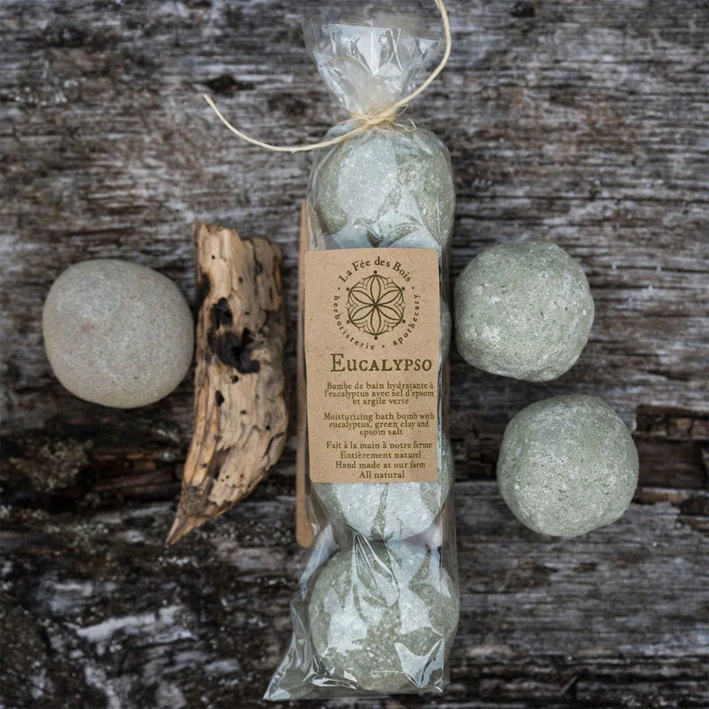 Moisturizing Bath Bomb Eucalypso The Fairy of the Woods - La Boite à Grains