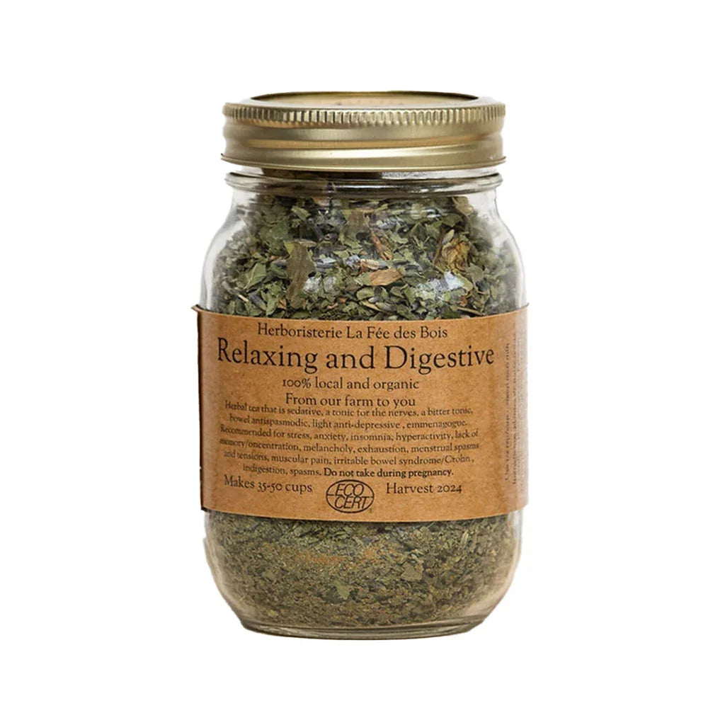 Relaxing and Digestive Herbal Tea La Fée des Bois - La Boite à Grains