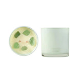 bougie parfumée infusée de cristaux Intuition fluorite - La Boite à Grains