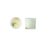La Luna bougie parfumée infusée de cristaux Intuition Fluorite - La Boite à Grains