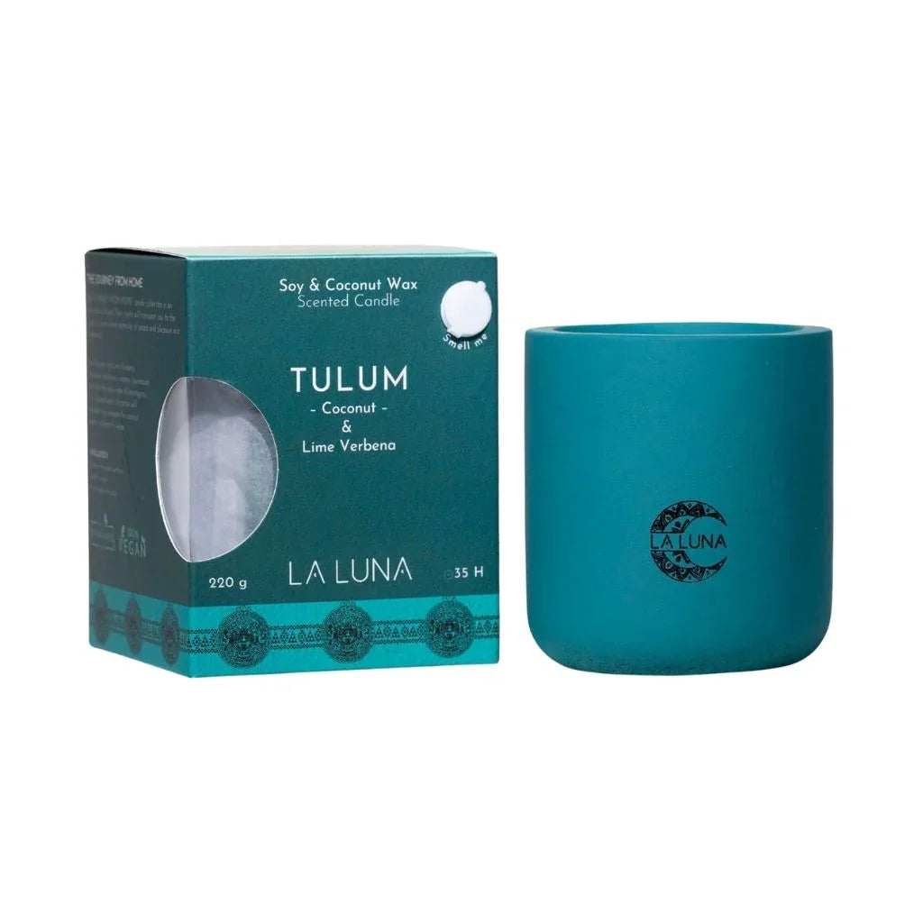 bougie parfumée Tulum La Luna - La Boite à Grains