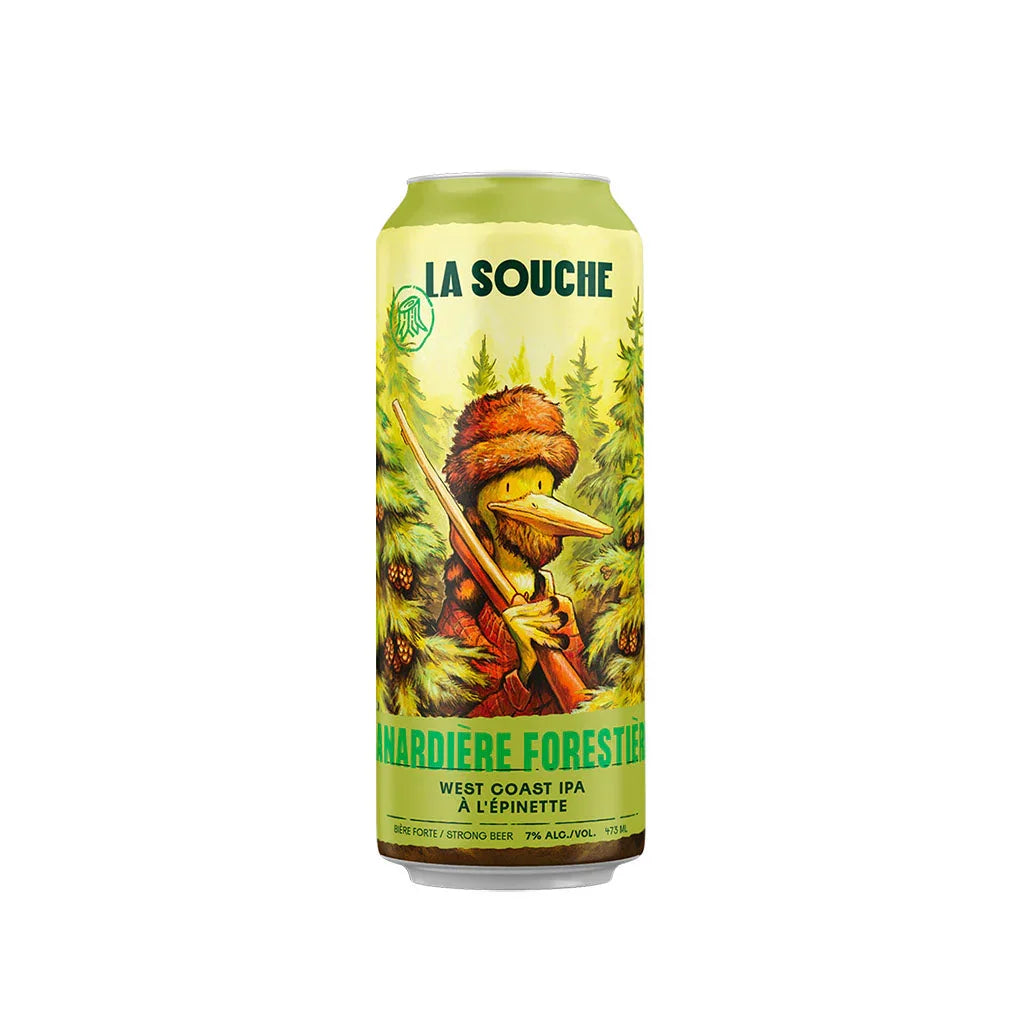 la strain duckière forest beer west coast ipa spruce 473 ml