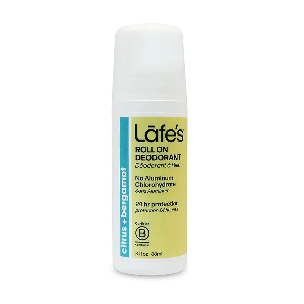 Lafe's citrus bergamot roll-on deodorant - La Boite à Grains