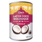 Lait de Coco Biologique Supérieur Cha's Organics - La Boite à Grains