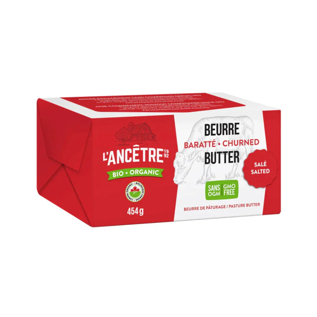 L'Ancêtre organic salted churned butter - La Boite à Grains