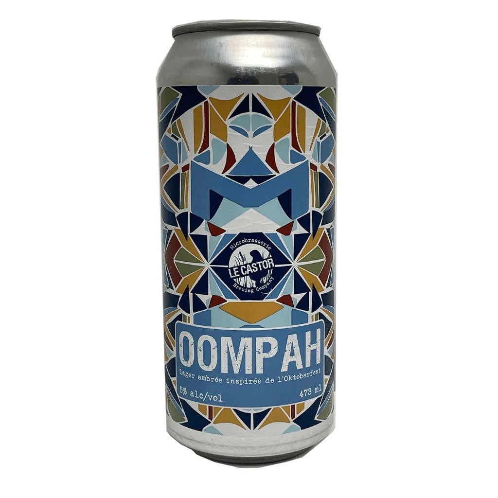le castor beer oompah amber lager inspired oktoberfest 473 ml