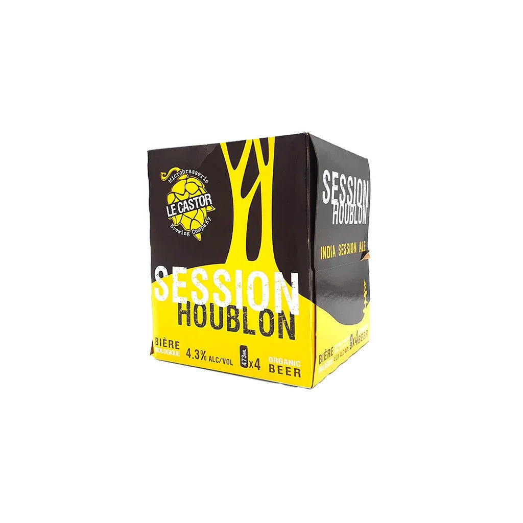 bière session houblon biologique Le Castor - La Boite à Grains