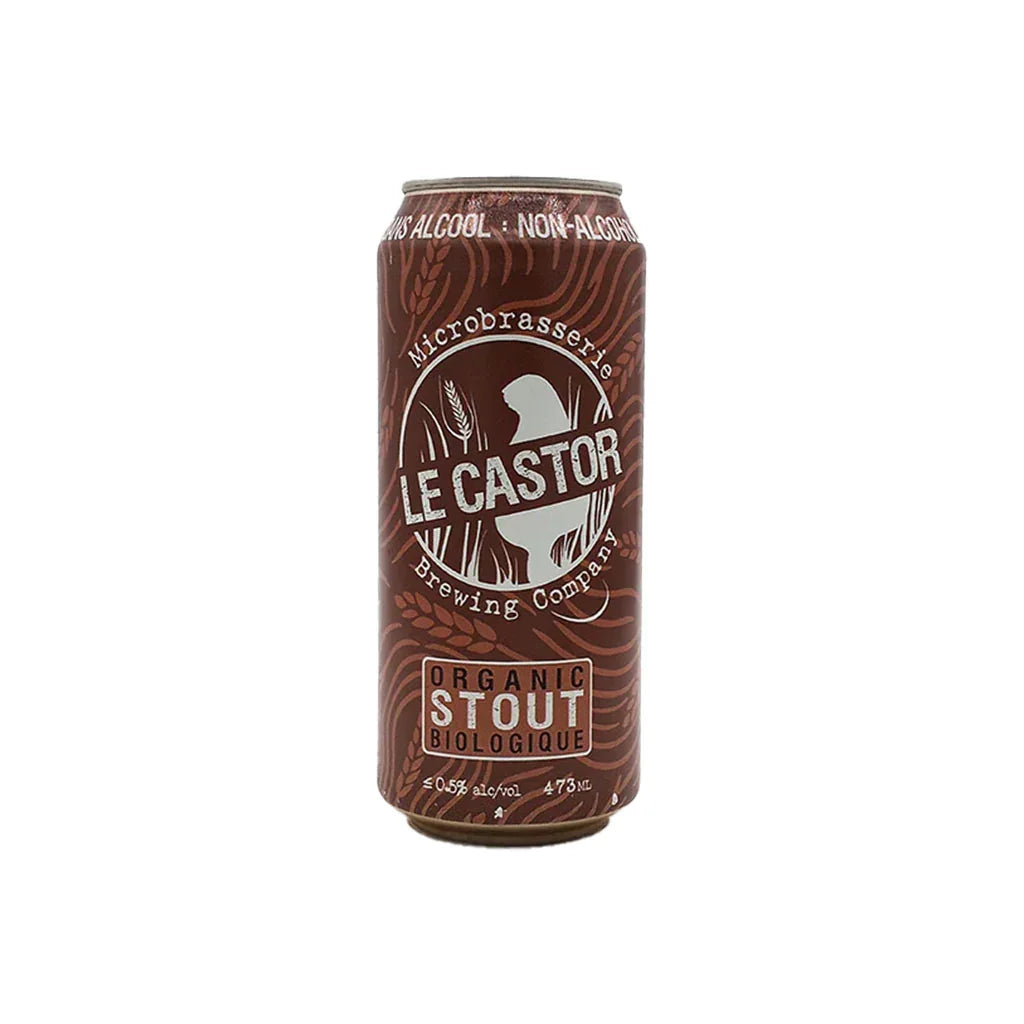 Le Castor stout biologique sans alcool - La Boite à Grains