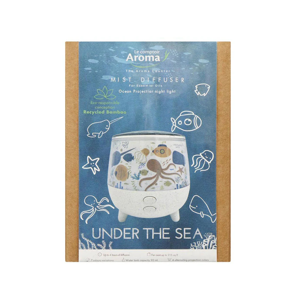 the aroma diffuser counter under the ocean