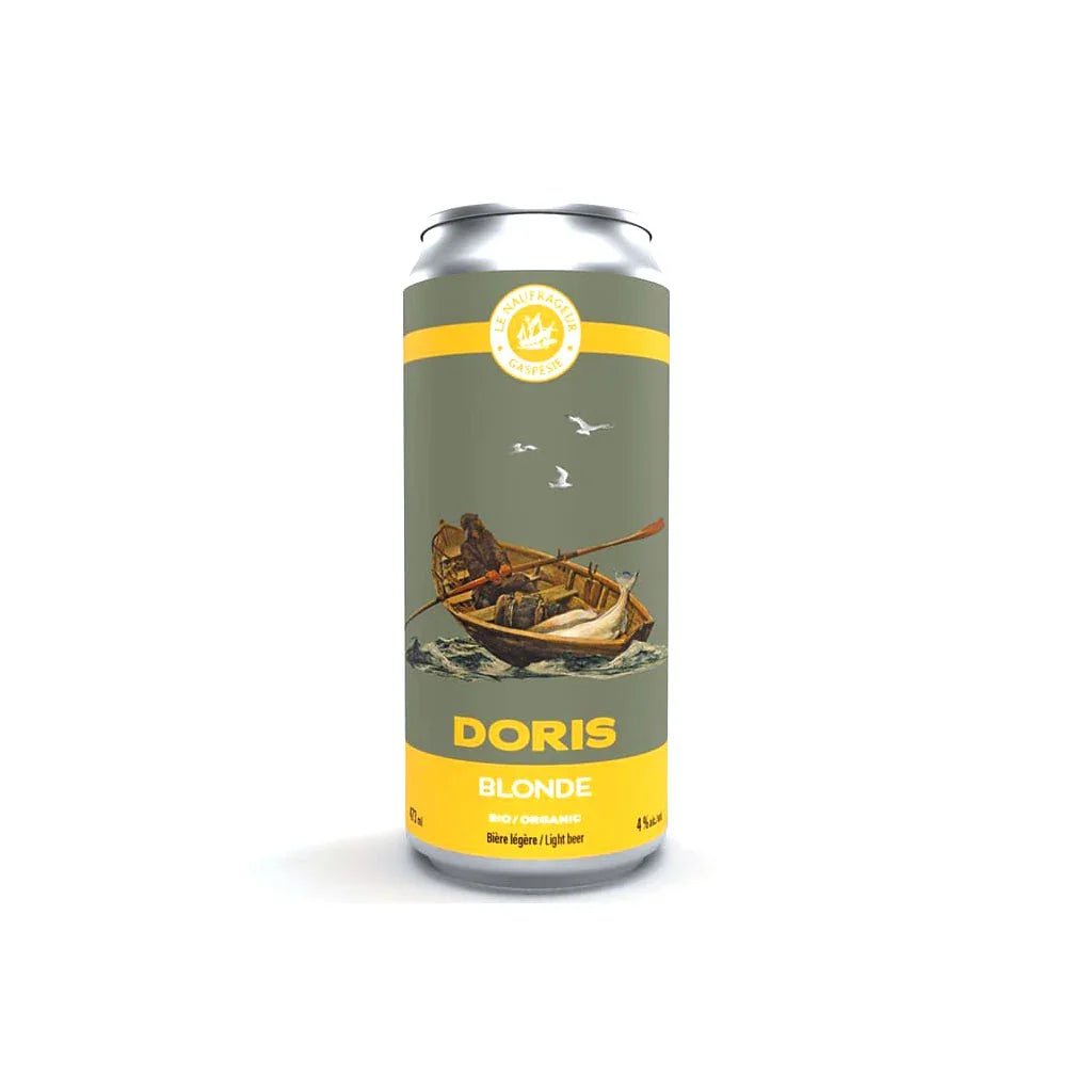 Doris Le Naufrageur organic blond beer - La Boite à Grains
