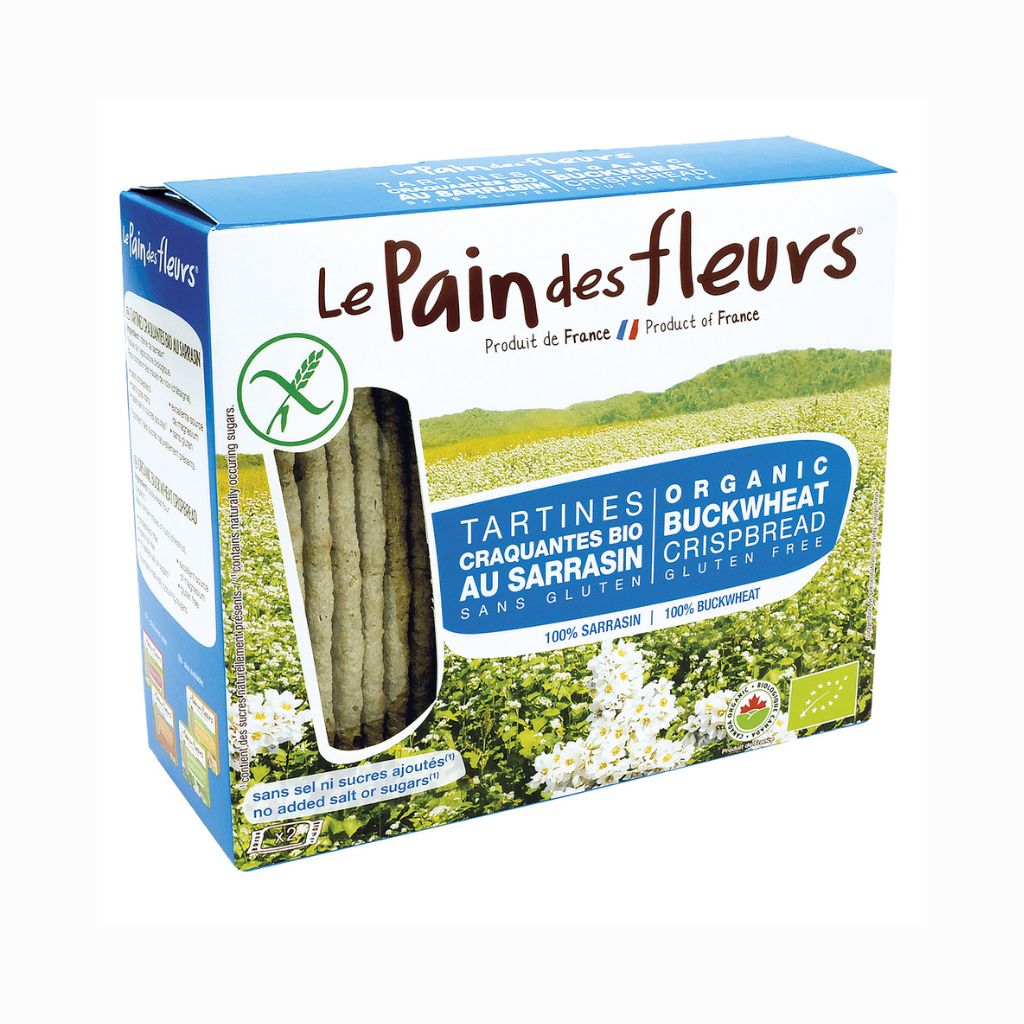 Le Pain des Fleurs tartines craquantes sarrasin sans sel - La Boite à Grains