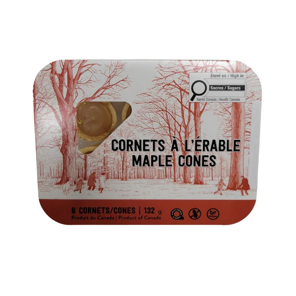 6 cornets à l'érable L'Érable au Fil du Temps - La Boite à Grains
