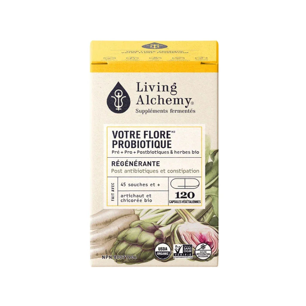 your regenerating probiotic flora Living Alchemy - La Boite à Grains