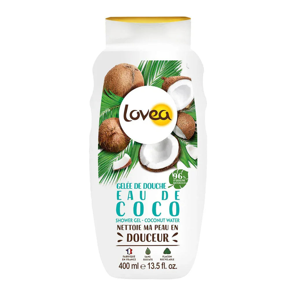 lovea coconut water shower jelly 400 ml
