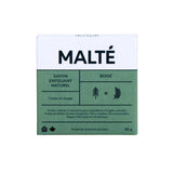 savon exfoliant naturel boisé Malté - La Boite à Grains