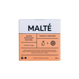 Malté natural exfoliating soap with pear and citrus - La Boite à Grains