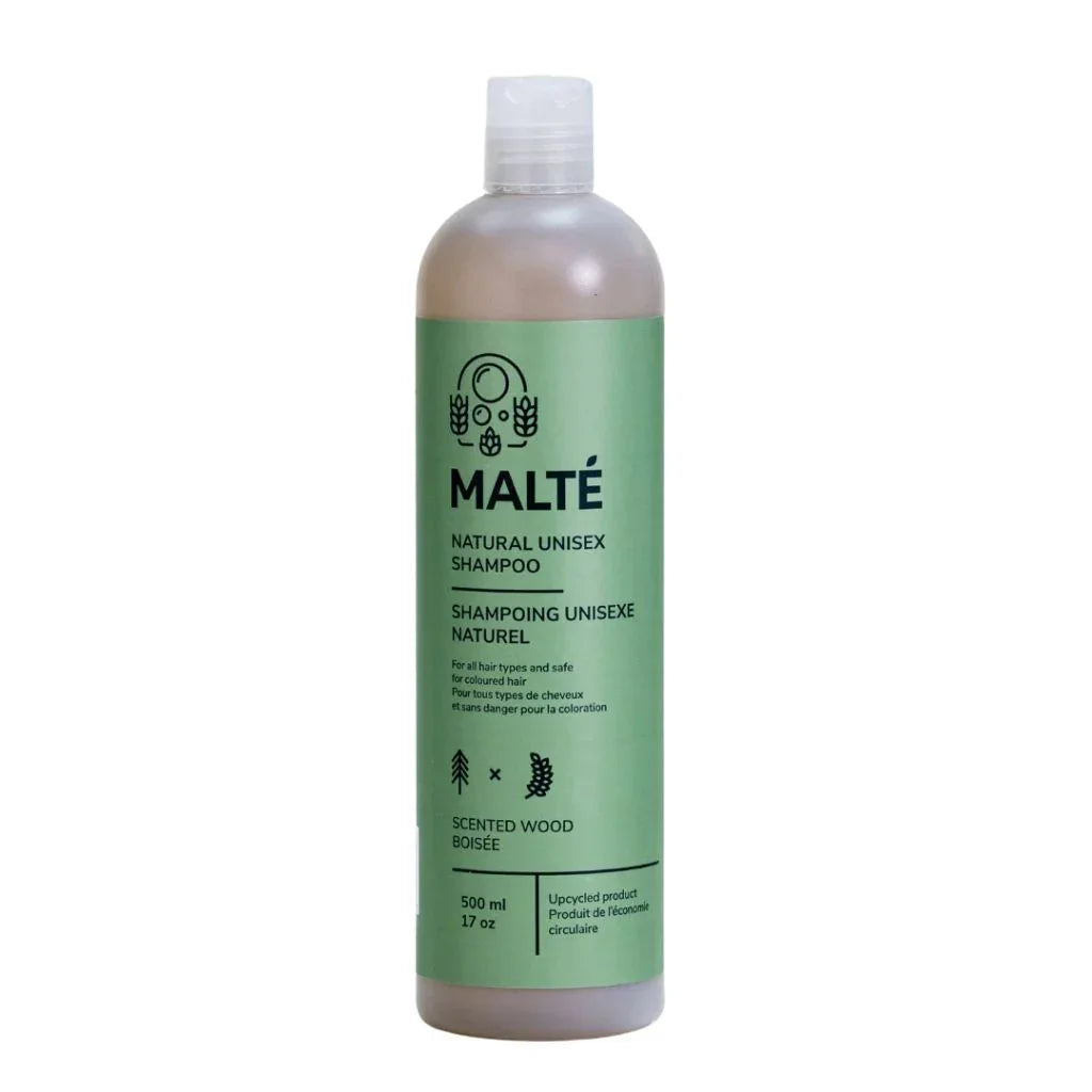 shampoing unisexe naturel Boisée Malté - La Boite à Grains
