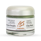 Masque d'Argile Simply Natural - Simplement Naturel - La Boite à Grains