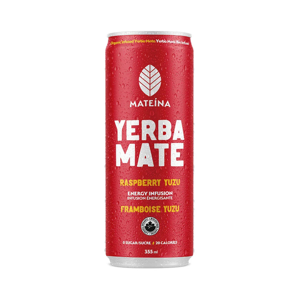 organic yerba mate matéina raspberry yuzu - La Boite à Grains