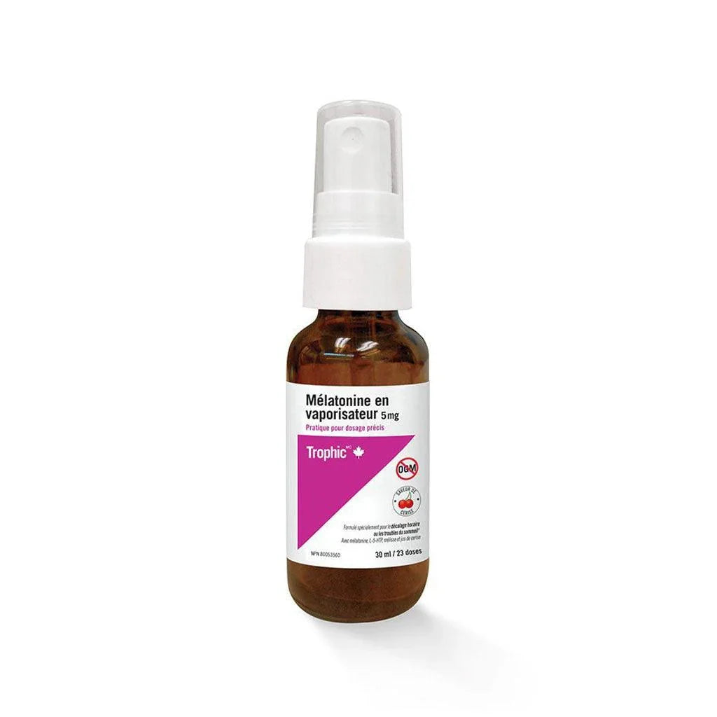 Mélatonine en Vaporisateur 5 mg Trophic - La Boite à Grains