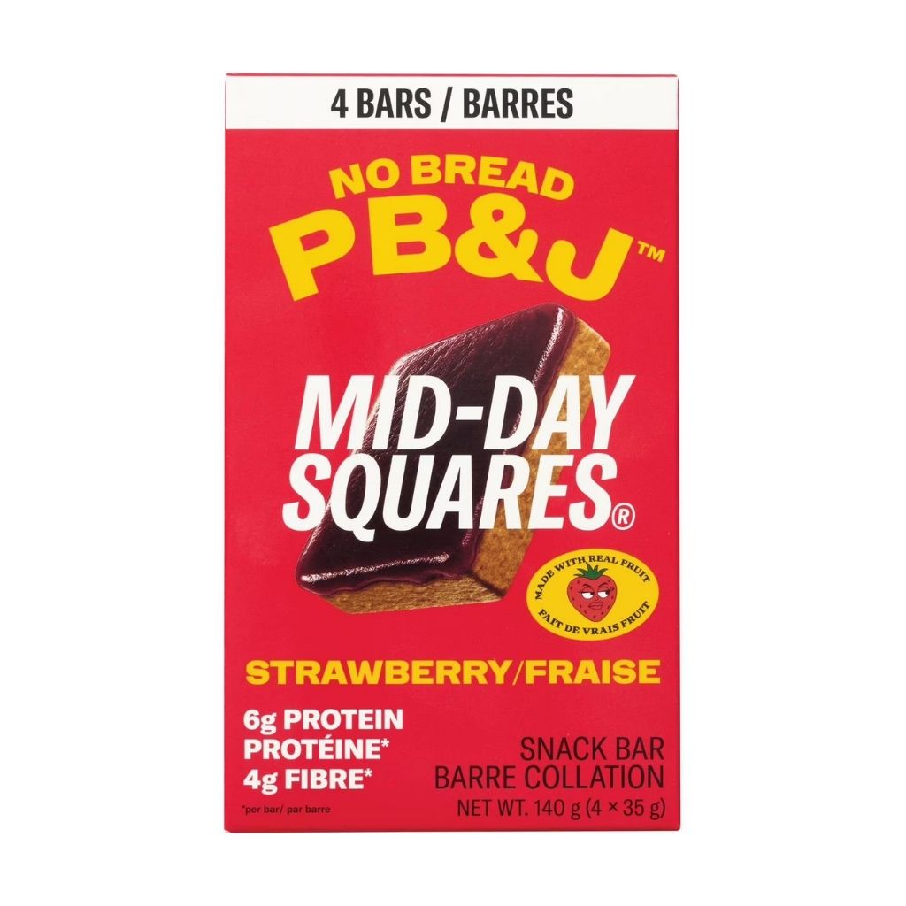 Midday Squares No Bread PB&J fraise - La Boite à Grains
