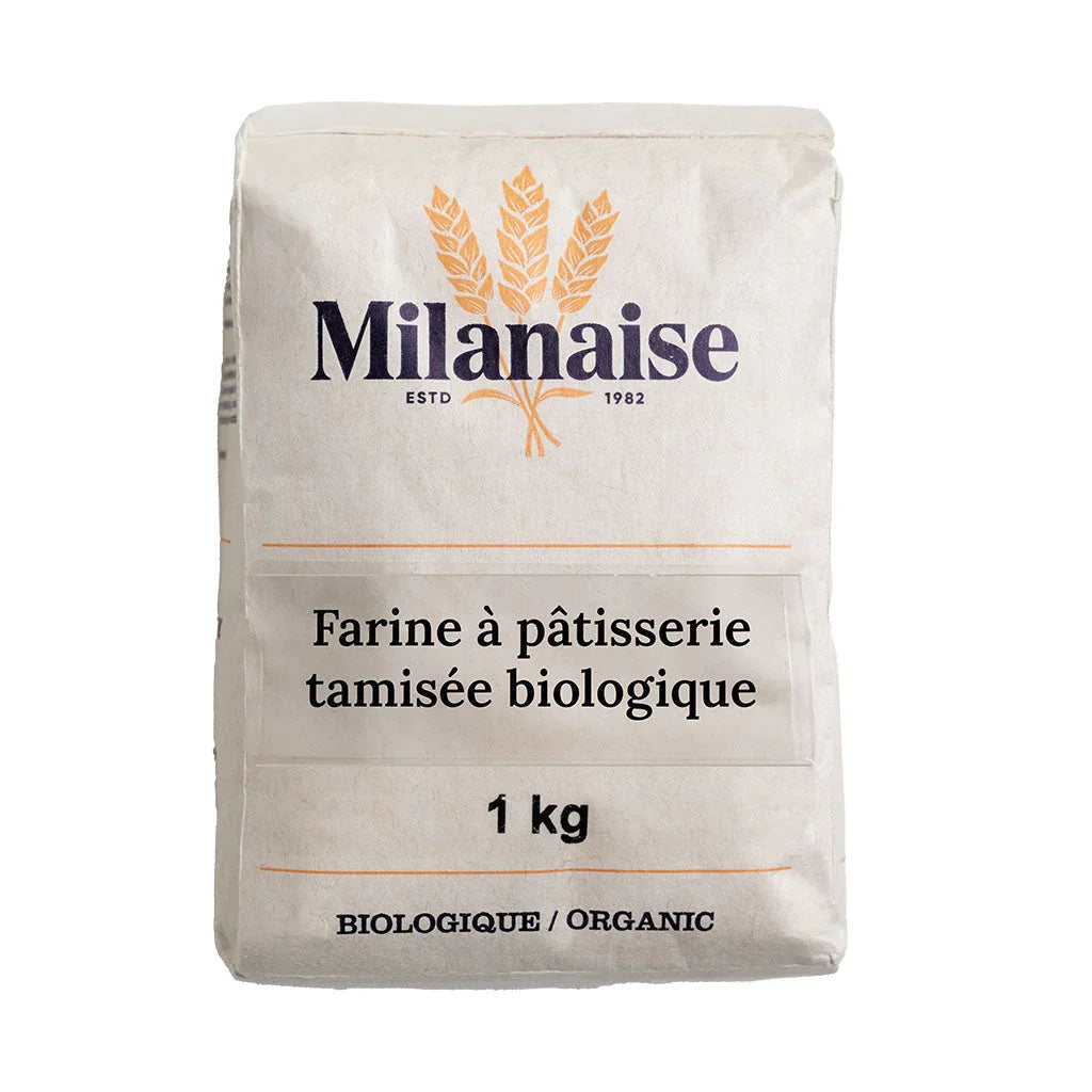 Milanaise organic sifted pastry flour - La Boite à Grains