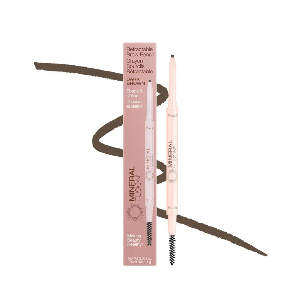 crayons sourcil rétractable Dark Brown Mineral Fusion - La Boite à Grains