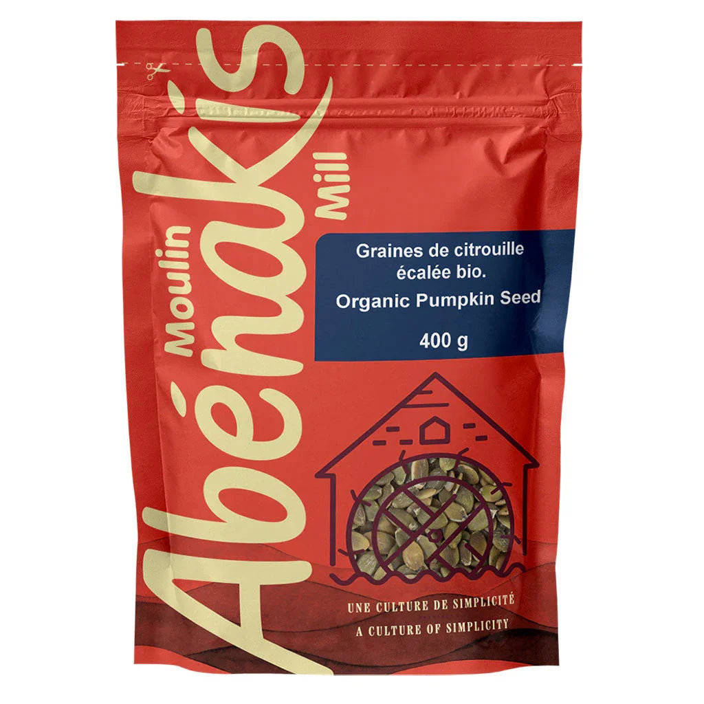 Abenaki mill organic peeled pumpkin seeds 400 g