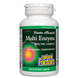 Natural Factors High Efficiency Multi Enzyme - La Boite à Grains