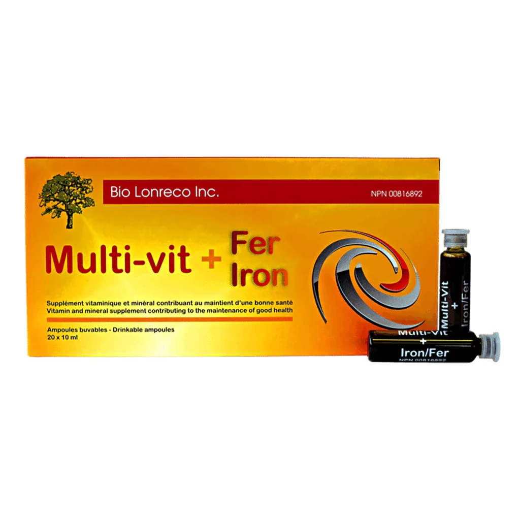 Multi-Vit Plus Fer Bio Lonreco - La Boite à Grains