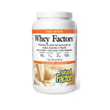 natural factors whey factors unflavored 1 kg - La Boite à Grains