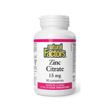 Natural factors zinc citrate 15 mg 90 comprimes la boite a grains