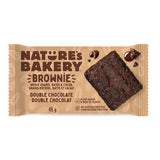 nature's bakery double chocolate brownie 45 g